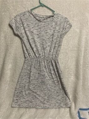 GAP Kids Gray Striped Knit Top